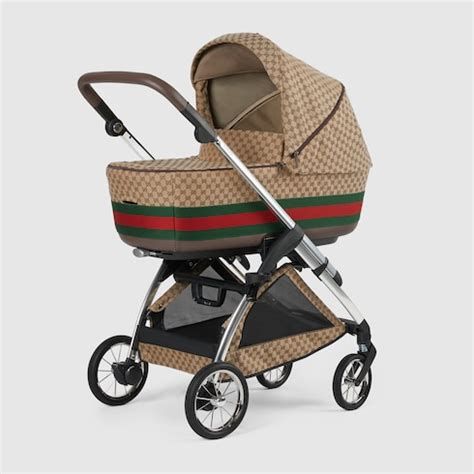 designer kinderwagen gucci|Gucci ebony stroller.